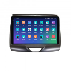 Navigatie dedicata cu Android Ford Ranger dupa 2015 cu navigatie originala, 4GB RAM, Radio GPS Dual Zone, Display 2K QLED 9.5" Touchscreen, Internet Wi-Fi si slot SIM 4G, Bluetooth, MirrorLink, USB, Waze 109518