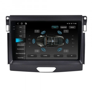 Navigatie dedicata cu Android Ford Ranger dupa 2015 fara navigatie originala, 12GB RAM, Radio GPS Dual Zone, Display 2K QLED 9.5" Touchscreen, Internet Wi-Fi si slot SIM 4G, Bluetooth, MirrorLink, USB, Waze 98858