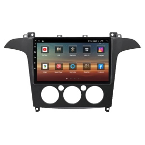 Navigatie dedicata cu Android Ford S-Max I / Galaxy II 2006 - 2015, clima manuala, 4GB RAM, Radio GPS Dual Zone, Display HD QLED 9" Touchscreen, Internet Wi-Fi si slot SIM 4G, Bluetooth, MirrorLink, USB 100263318