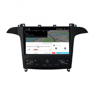 Navigatie dedicata cu Android Ford S-Max I / Galaxy II 2006 - 2015 cu navigatie originala, 8GB RAM, Radio GPS Dual Zone, Display 2K QLED 9.5" Touchscreen, Internet Wi-Fi si slot SIM 4G, Bluetooth, MirrorLink, USB, Waze 112638