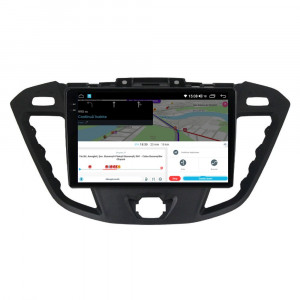 Navigatie dedicata cu Android Ford Transit / Tourneo Custom 2012 - 2018, 8GB RAM, Radio GPS Dual Zone, Display 2K QLED 9.5" Touchscreen, Internet Wi-Fi si slot SIM 4G, Bluetooth, MirrorLink, USB, Waze 112378