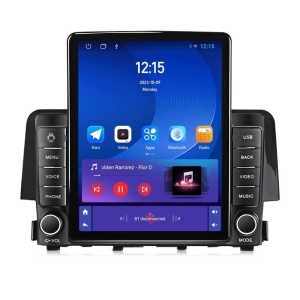 Navigatie dedicata cu Android Honda Civic X 2015 - 2021, 1GB RAM, Radio GPS Dual Zone, Touchscreen IPS 9.7" HD tip Tesla, Internet Wi-Fi, Bluetooth, MirrorLink, USB