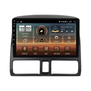 Navigatie dedicata cu Android Honda CR-V II 2001 - 2006, 8GB RAM, Radio GPS Dual Zone, Display HD QLED 9" Touchscreen, Internet Wi-Fi si slot SIM 4G, Bluetooth, MirrorLink, USB