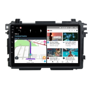 Navigatie dedicata cu Android Honda HR-V 2014 - 2021, 4GB RAM, Radio GPS Dual Zone, Display HD QLED 10" Touchscreen, Internet Wi-Fi si slot SIM 4G, Bluetooth, MirrorLink, USB 100276098