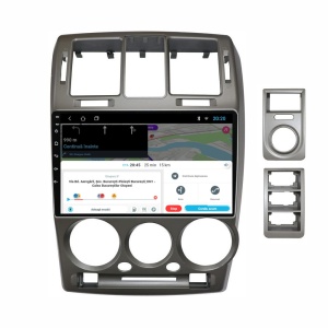 Navigatie dedicata cu Android Hyundai Getz 2001 - 2011, 2GB RAM, Radio GPS Dual Zone, Display HD IPS 9" Touchscreen, Internet Wi-Fi, Bluetooth, MirrorLink, USB 100530378