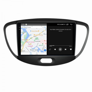 Navigatie dedicata cu Android Hyundai i10 2007 - 2013, 4GB RAM, Radio GPS Dual Zone, Display 2K QLED 9.5" Touchscreen, Internet Wi-Fi si slot SIM 4G, Bluetooth, MirrorLink, USB, Waze 105618
