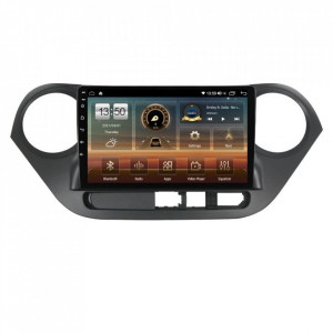 Navigatie dedicata cu Android Hyundai i10 2013 - 2019, 8GB RAM, Radio GPS Dual Zone, Display HD QLED 9" Touchscreen, Internet Wi-Fi si slot SIM 4G, Bluetooth, MirrorLink, USB