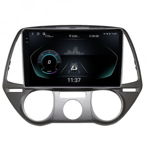 Navigatie dedicata cu Android Hyundai i20 2008 - 2012, clima manuala, 12GB RAM, Radio GPS Dual Zone, Display 2K QLED 9.5" Touchscreen, Internet Wi-Fi si slot SIM 4G, Bluetooth, MirrorLink, USB, Waze 97278