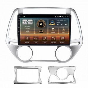 Navigatie dedicata cu Android Hyundai i20 2012 - 2014, 8GB RAM, Radio GPS Dual Zone, Display HD QLED 9" Touchscreen, Internet Wi-Fi si slot SIM 4G, Bluetooth, MirrorLink, USB