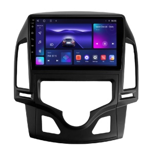 Navigatie dedicata cu Android Hyundai i30 2007 - 2012, clima automata, 2GB RAM, Radio GPS Dual Zone, Display HD QLED 9" Touchscreen, Internet Wi-Fi si slot SIM 4G, Bluetooth, MirrorLink, USB 100255368