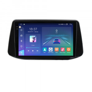Navigatie dedicata cu Android Hyundai i30 dupa 2017, 8GB RAM, Radio GPS Dual Zone, Display 2K QLED 9.5" Touchscreen, Internet Wi-Fi si slot SIM 4G, Bluetooth, MirrorLink, USB, Waze 106088