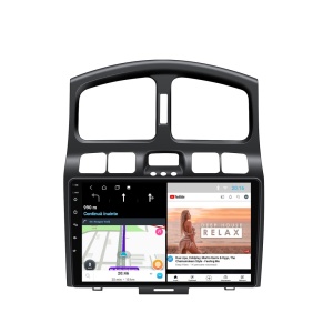 Navigatie dedicata cu Android Hyundai Santa Fe I 2000 - 2006, 1GB RAM, Radio GPS Dual Zone, Display HD IPS 9" Touchscreen, Internet Wi-Fi, Bluetooth, MirrorLink, USB 100520778