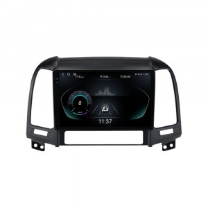 Navigatie dedicata cu Android Hyundai Santa Fe II 2006 - 2012, 12GB RAM, Radio GPS Dual Zone, Display 2K QLED 9.5" Touchscreen, Internet Wi-Fi si slot SIM 4G, Bluetooth, MirrorLink, USB, Waze 95658