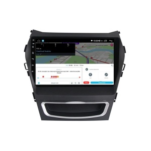 Navigatie dedicata cu Android Hyundai Santa Fe III / Grand Santa Fe 2012 - 2018, 4GB RAM, Radio GPS Dual Zone, Display HD QLED 9" Touchscreen, Internet Wi-Fi si slot SIM 4G, Bluetooth, MirrorLink, USB 100266078