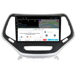 Navigatie dedicata cu Android Jeep Cherokee V 2014 - 2019, 2GB RAM, Radio GPS Dual Zone, Display HD IPS 10" Touchscreen, Internet Wi-Fi, Bluetooth, MirrorLink, USB 100530228