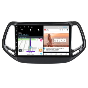 Navigatie dedicata cu Android Jeep Compass II 2016 - 2021, 1GB RAM, Radio GPS Dual Zone, Display HD IPS 10" Touchscreen, Internet Wi-Fi, Bluetooth, MirrorLink, USB 100520868