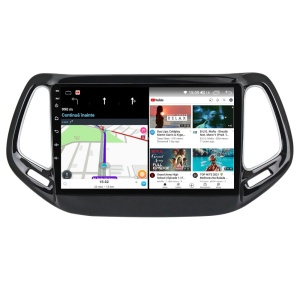 Navigatie dedicata cu Android Jeep Compass II 2016 - 2021, 2GB RAM, Radio GPS Dual Zone, Display HD QLED 10" Touchscreen, Internet Wi-Fi si slot SIM 4G, Bluetooth, MirrorLink, USB 100274688