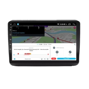 Navigatie dedicata cu Android Jeep Grand Cherokee IV 2014 - 2021, 4GB RAM, Radio GPS Dual Zone, Display HD QLED 9" Touchscreen, Internet Wi-Fi si slot SIM 4G, Bluetooth, MirrorLink, USB 100290018