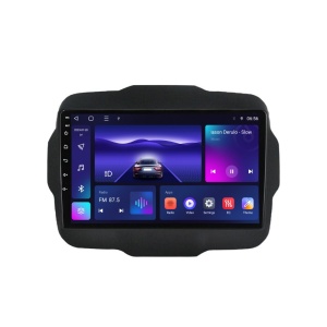 Navigatie dedicata cu Android Jeep Renegade dupa 2014, 2GB RAM, Radio GPS Dual Zone, Display HD QLED 9" Touchscreen, Internet Wi-Fi si slot SIM 4G, Bluetooth, MirrorLink, USB 100258398