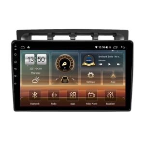 Navigatie dedicata cu Android Kia Picanto I 2004 - 2007, 8GB RAM, Radio GPS Dual Zone, Display HD QLED 9" Touchscreen, Internet Wi-Fi si slot SIM 4G, Bluetooth, MirrorLink, USB
