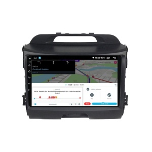 Navigatie dedicata cu Android KIA Sportage 2010 - 2016, 2GB RAM, Radio GPS Dual Zone, Display HD QLED 9" Touchscreen, Internet Wi-Fi si slot SIM 4G, Bluetooth, MirrorLink, USB 100290798