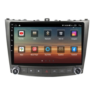 Navigatie dedicata cu Android Lexus IS 2005 - 2013, 4GB RAM, Radio GPS Dual Zone, Display HD QLED 10" Touchscreen, Internet Wi-Fi si slot SIM 4G, Bluetooth, MirrorLink, USB 100254318
