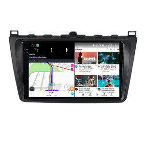 Navigatie dedicata cu Android Mazda 6 2008 - 2013, 8GB RAM, Radio GPS Dual Zone, Display 2K QLED 9.5" Touchscreen, Internet Wi-Fi si slot SIM 4G, Bluetooth, MirrorLink, USB, Waze 110208