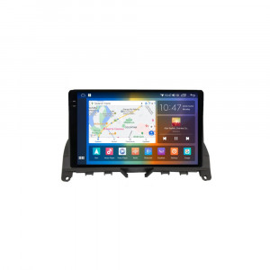 Navigatie dedicata cu Android Mercedes C-Class W204 2007 - 2011, 4GB RAM, Radio GPS Dual Zone, Display 2K QLED 9.5" Touchscreen, Internet Wi-Fi si slot SIM 4G, Bluetooth, MirrorLink, USB, Waze 104078