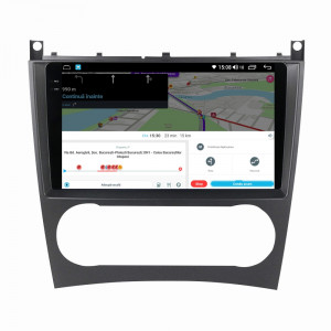 Navigatie dedicata cu Android Mercedes CLK C209 2005 - 2010, 8GB RAM, Radio GPS Dual Zone, Display 2K QLED 9.5" Touchscreen, Internet Wi-Fi si slot SIM 4G, Bluetooth, MirrorLink, USB, Waze 112408