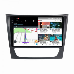 Navigatie dedicata cu Android Mercedes CLS C219 2004 - 2011, 12GB RAM, Radio GPS Dual Zone, Display 2K QLED 9.5" Touchscreen, Internet Wi-Fi si slot SIM 4G, Bluetooth, MirrorLink, USB, Waze 99418