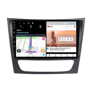 Navigatie dedicata cu Android Mercedes E-Class W211 2002 - 2009, 2GB RAM, Radio GPS Dual Zone, Display HD IPS 9" Touchscreen, Internet Wi-Fi, Bluetooth, MirrorLink, USB 100510698