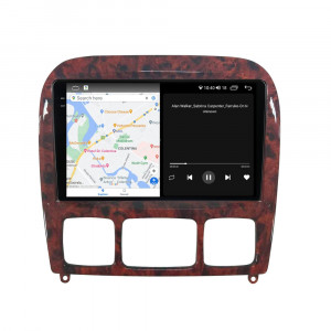 Navigatie dedicata cu Android Mercedes S-Class W220 1998 - 2005, 8GB RAM, Radio GPS Dual Zone, Display 2K QLED 9.5" Touchscreen, Internet Wi-Fi si slot SIM 4G, Bluetooth, MirrorLink, USB, Waze 108028