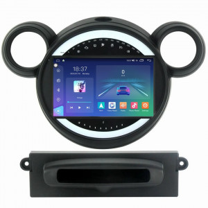 Navigatie dedicata cu Android Mini Countryman / Paceman (R60, R61) 2010 - 2017, 4GB RAM, Radio GPS Dual Zone, Display 2K QLED 9.5" Touchscreen, Internet Wi-Fi si slot SIM 4G, Bluetooth, MirrorLink, USB