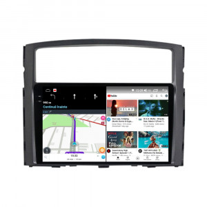 Navigatie dedicata cu Android Mitsubishi Pajero IV 2006 - 2018, 4GB RAM, Radio GPS Dual Zone, Display 2K QLED 9.5" Touchscreen, Internet Wi-Fi si slot SIM 4G, Bluetooth, MirrorLink, USB, Waze 108478