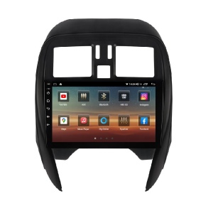 Navigatie dedicata cu Android Nissan Micra IV 2014 - 2017, 8GB RAM, Radio GPS Dual Zone, Display HD QLED 9" Touchscreen, Internet Wi-Fi si slot SIM 4G, Bluetooth, MirrorLink, USB 100045708