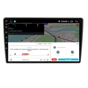 Navigatie dedicata cu Android Nissan Tiida 2004 - 2013, 4GB RAM, Radio GPS Dual Zone, Display HD IPS 9" Touchscreen, Internet Wi-Fi, Bluetooth, MirrorLink, USB - Img 8