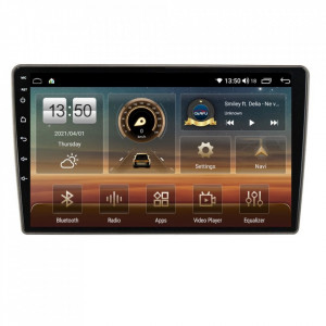 Navigatie dedicata cu Android Nissan Tiida 2004 - 2013, 8GB RAM, Radio GPS Dual Zone, Display HD QLED 9" Touchscreen, Internet Wi-Fi si slot SIM 4G, Bluetooth, MirrorLink, USB