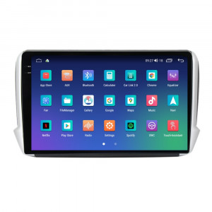 Navigatie dedicata cu Android Peugeot 2008 I 2013 - 2019, 8GB RAM, Radio GPS Dual Zone, Display 2K QLED 10.36" Touchscreen, Internet Wi-Fi si slot SIM 4G, Bluetooth, MirrorLink, USB, Waze 110348