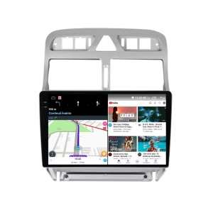 Navigatie dedicata cu Android Peugeot 307 2000 - 2013, 8GB RAM, Radio GPS Dual Zone, Display 2K QLED 9.5" Touchscreen, Internet Wi-Fi si slot SIM 4G, Bluetooth, MirrorLink, USB 100041058