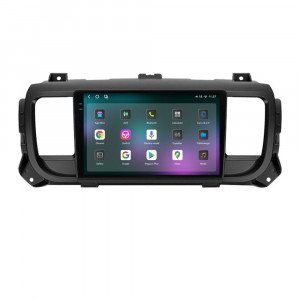 Navigatie dedicata cu Android Peugeot Expert dupa 2016, 12GB RAM, Radio GPS Dual Zone, Display 2K QLED 9.5" Touchscreen, Internet Wi-Fi si slot SIM 4G, Bluetooth, MirrorLink, USB, Waze 96558