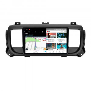Navigatie dedicata cu Android Peugeot Expert dupa 2016, 12GB RAM, Radio GPS Dual Zone, Display 2K QLED 9.5" Touchscreen, Internet Wi-Fi si slot SIM 4G, Bluetooth, MirrorLink, USB, Waze 99618