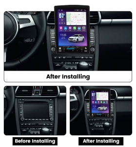 Navigatie dedicata cu Android Porsche Cayman 2009 - 2013, 4GB RAM, Radio GPS Dual Zone, Touchscreen IPS 9.7" HD tip Tesla, Internet Wi-Fi si slot SIM 4G, Bluetooth, MirrorLink, USB 100003318