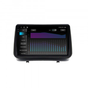 Navigatie dedicata cu Android Renault Clio III 2005 - 2012, 12GB RAM, Radio GPS Dual Zone, Display 2K QLED 9.5" Touchscreen, Internet Wi-Fi si slot SIM 4G, Bluetooth, MirrorLink, USB, Waze 98638