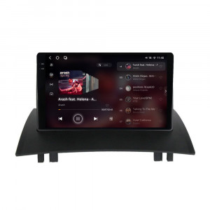 Navigatie dedicata cu Android Renault Megane II 2001 - 2009, 12GB RAM, Radio GPS Dual Zone, Display 2K QLED 9.5" Touchscreen, Internet Wi-Fi si slot SIM 4G, Bluetooth, MirrorLink, USB, Waze 96078