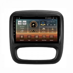 Navigatie dedicata cu Android Renault Trafic III 2014 - 2019, 6GB RAM, Radio GPS Dual Zone, Display HD QLED 9" Touchscreen, Internet Wi-Fi si slot SIM 4G, Bluetooth, MirrorLink, USB
