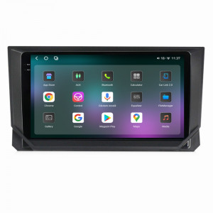 Navigatie dedicata cu Android Seat Arona 2017 - 2022, 12GB RAM, Radio GPS Dual Zone, Display 2K QLED 9.5" Touchscreen, Internet Wi-Fi si slot SIM 4G, Bluetooth, MirrorLink, USB, Waze 96108