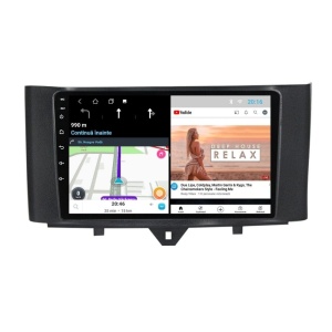Navigatie dedicata cu Android Smart Fortwo 2011 - 2014, 2GB RAM, Radio GPS Dual Zone, Display HD IPS 9" Touchscreen, Internet Wi-Fi, Bluetooth, MirrorLink, USB 100512978