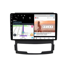 Navigatie dedicata cu Android Ssangyong Korando 2010 - 2013, 1GB RAM, Radio GPS Dual Zone, Display HD IPS 9" Touchscreen, Internet Wi-Fi, Bluetooth, MirrorLink, USB 100519488