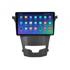 Navigatie dedicata cu Android Ssangyong Korando 2013 - 2019, 8GB RAM, Radio GPS Dual Zone, Display 2K QLED 9.5" Touchscreen, Internet Wi-Fi si slot SIM 4G, Bluetooth, MirrorLink, USB, Waze 111578