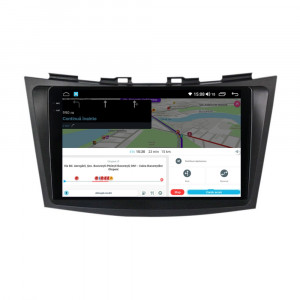 Navigatie dedicata cu Android Suzuki Swift IV 2010 - 2017, 8GB RAM, Radio GPS Dual Zone, Display 2K QLED 9.5" Touchscreen, Internet Wi-Fi si slot SIM 4G, Bluetooth, MirrorLink, USB, Waze 112588